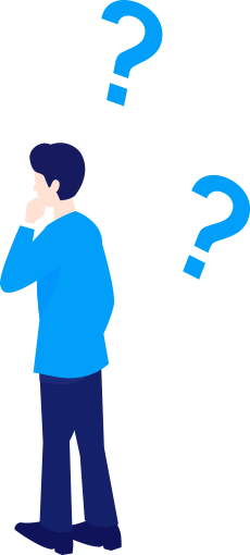 悩んでいる人のイラスト